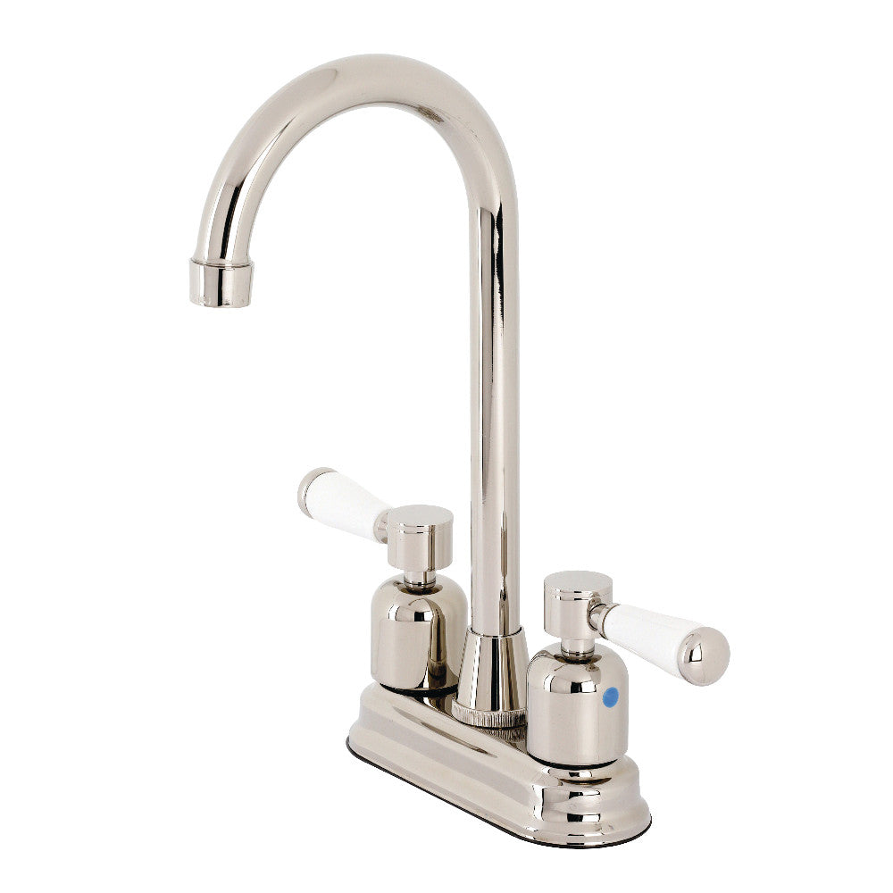 Kingston Brass KB8496DPL Paris Bar Faucet, Polished Nickel - BNGBath