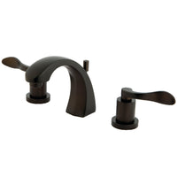 Thumbnail for Kingston Brass KS4985DFL 8 in. Widespread Bathroom Faucet, Oil Rubbed Bronze - BNGBath