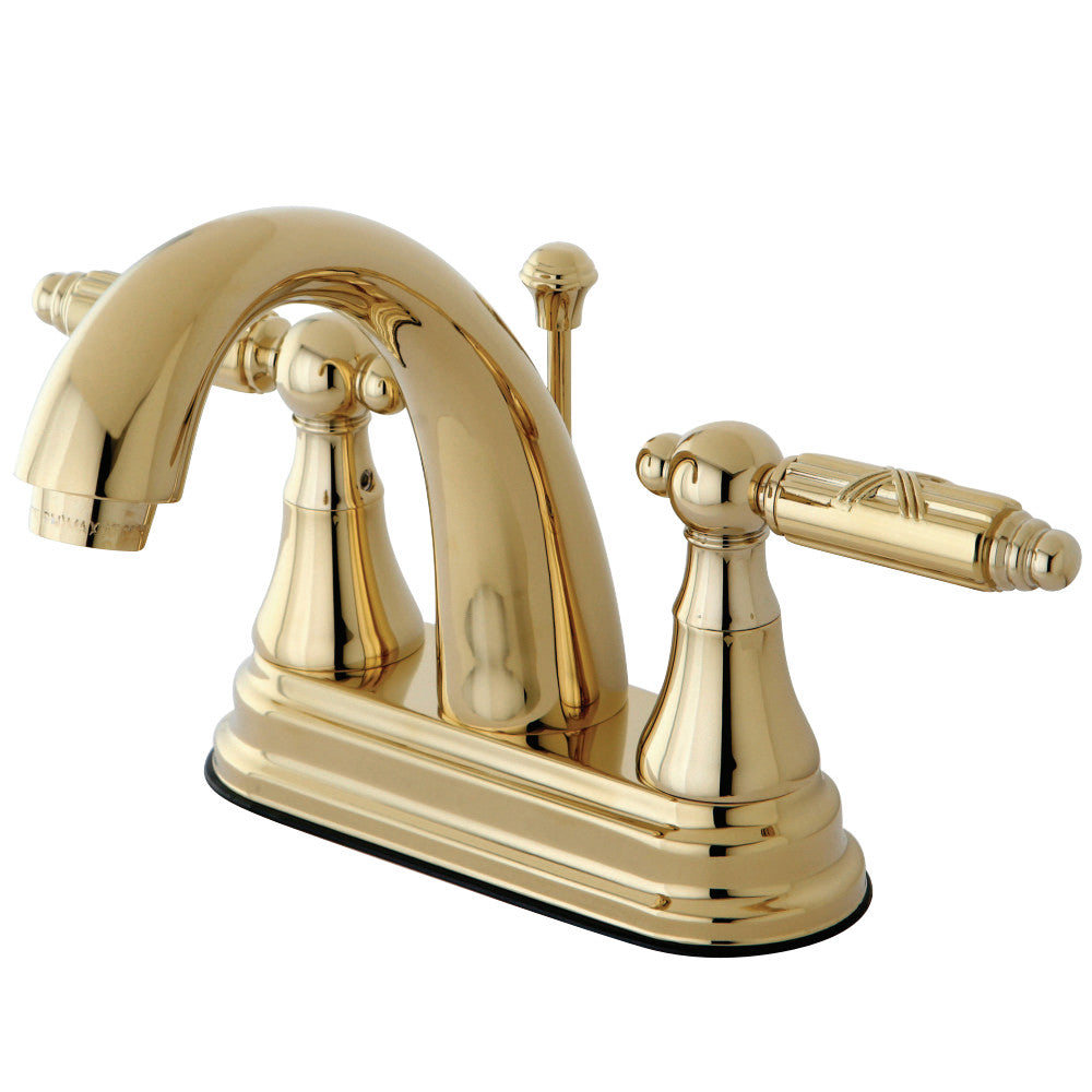 Kingston Brass KS7612GL 4 in. Centerset Bathroom Faucet, Polished Brass - BNGBath