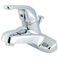 Thumbnail for Kingston Brass GKB541B Single-Handle 4 in. Centerset Bathroom Faucet, Polished Chrome - BNGBath