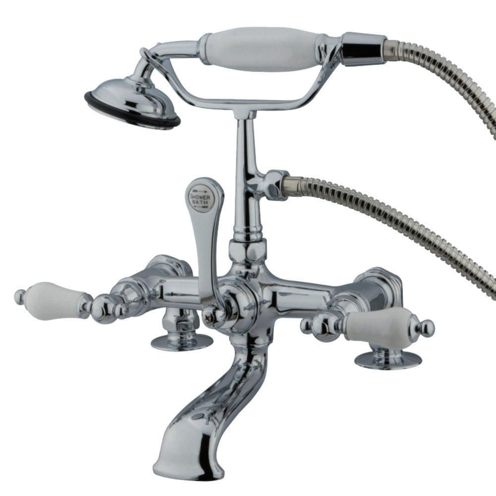 Kingston Brass CC206T1 Vintage 7-Inch Deck Mount Tub Faucet, Polished Chrome - BNGBath