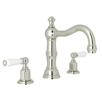 Thumbnail for Perrin & Rowe Edwardian Column Spout Widespread Bathroom Faucet - BNGBath