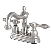 Thumbnail for Kingston Brass KS1608TAL 4 in. Centerset Bathroom Faucet, Brushed Nickel - BNGBath