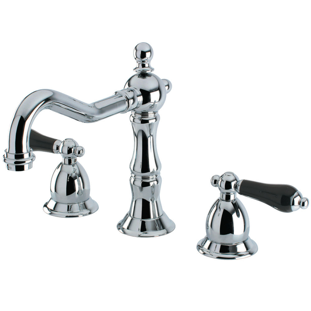 Kingston Brass KS1971PKL Duchess Widespread Bathroom Faucet with Brass Pop-Up, Polished Chrome - BNGBath