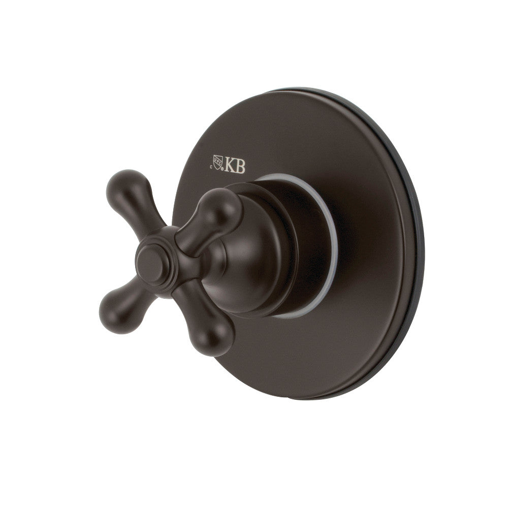 Kingston Brass KS3035AX 3-Way Diverter Valve with Trim Kit, Oil Rubbed Bronze - BNGBath