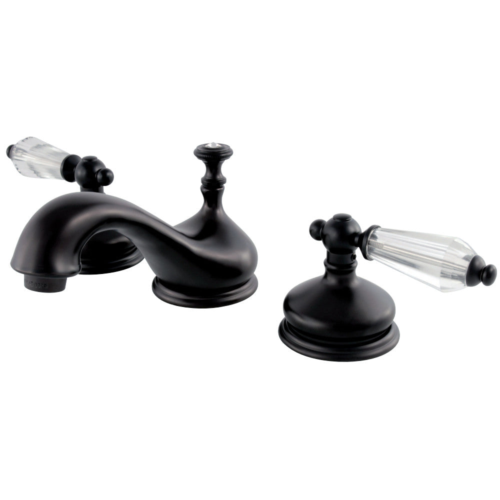 Kingston Brass KS1165WLL 8 in. Widespread Bathroom Faucet, Oil Rubbed Bronze - BNGBath