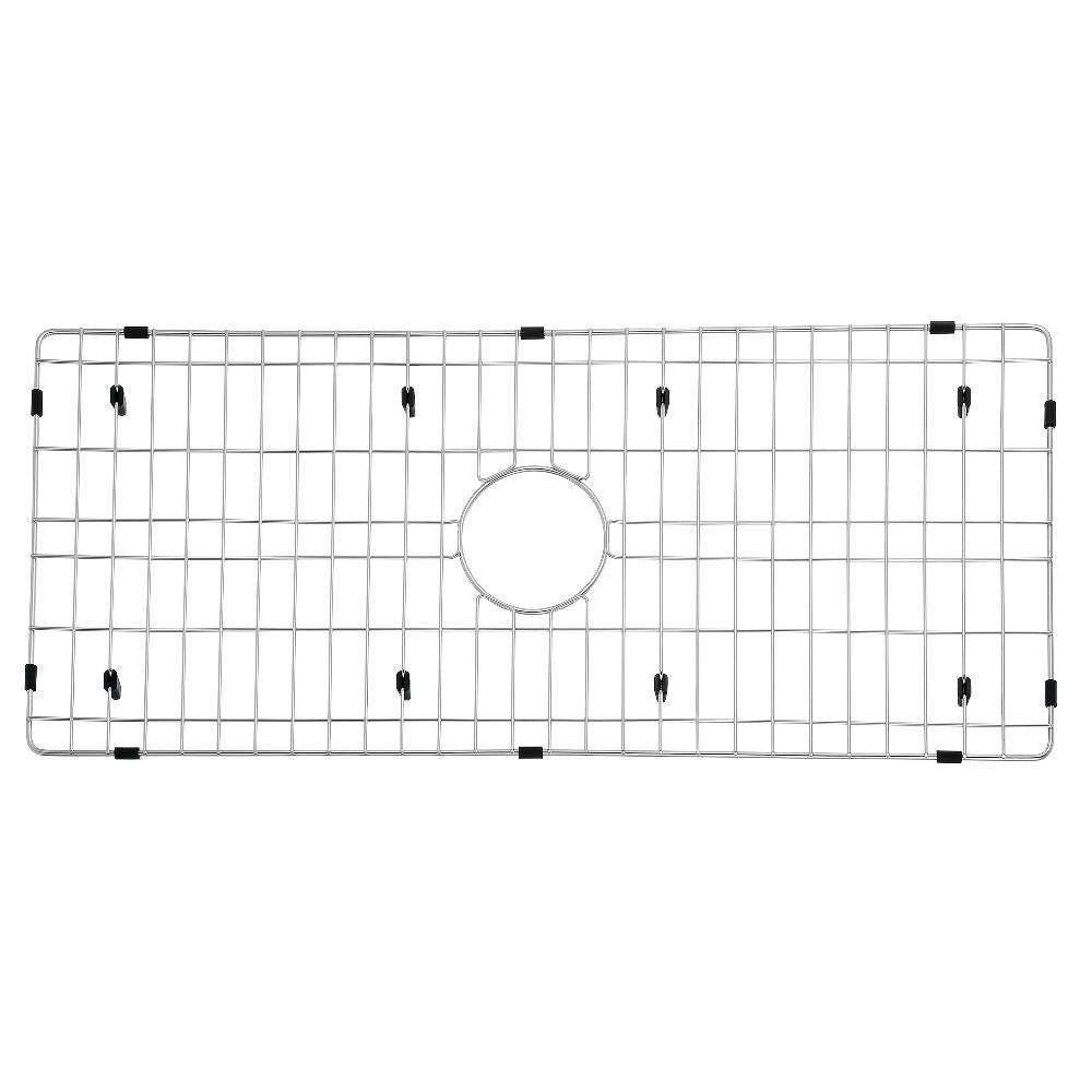 Gourmetier GKFAWR3618 Arcticstone 32"X14" Kitchen Sink Grid, Brushed - BNGBath