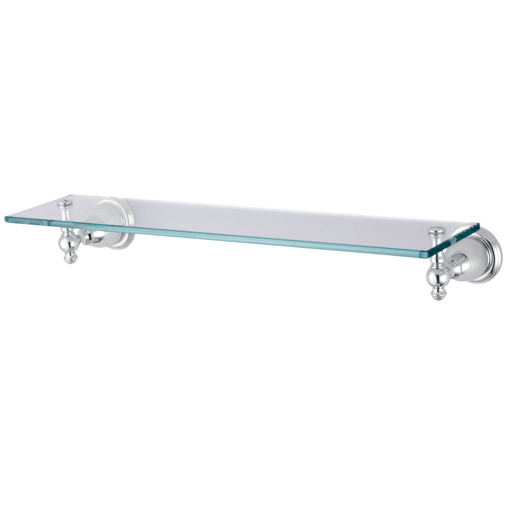 Kingston Brass BA7979C English Vintage Cosmetic Glass Shelf, Polished Chrome - BNGBath