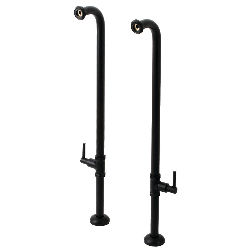 Kingston Brass AE810S0DL Concord Freestanding Tub Supply Line, Matte Black - BNGBath