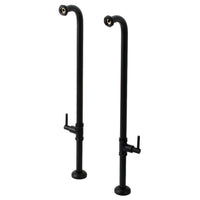 Thumbnail for Kingston Brass AE810S0DL Concord Freestanding Tub Supply Line, Matte Black - BNGBath