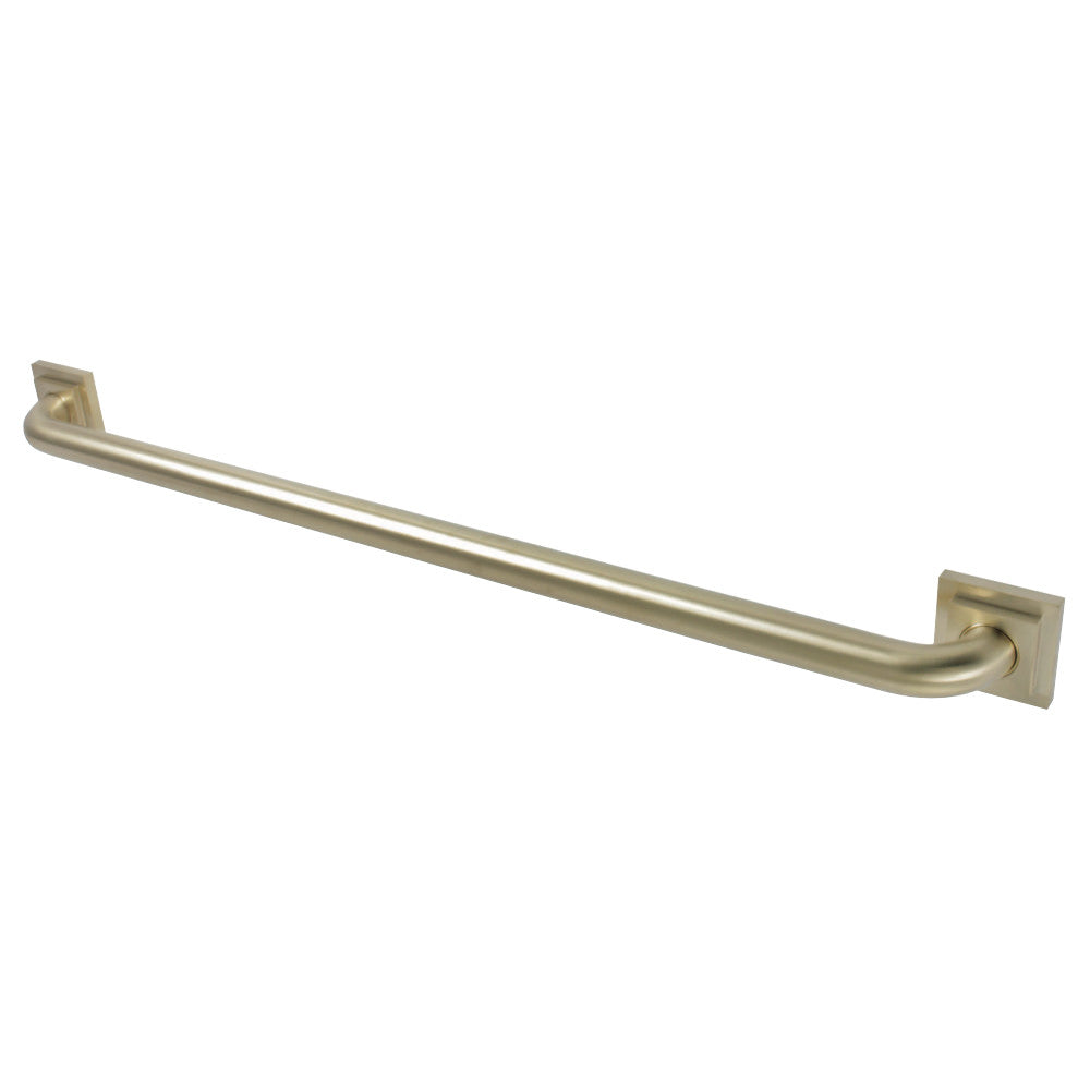 Kingston Brass DR614327 Claremont 32" Grab Bar, 1-1/4" Diameter, Brushed Brass - BNGBath