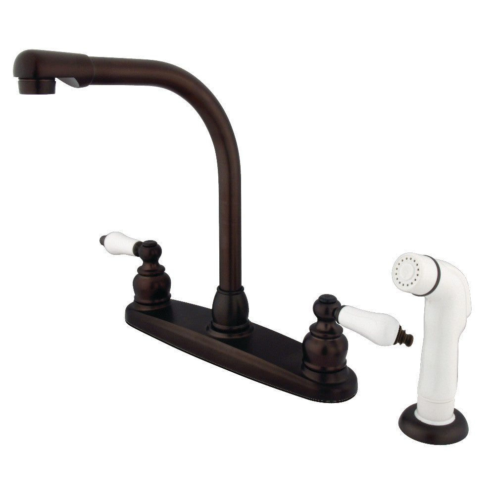 Kingston Brass GKB715 Victorian Centerset Kitchen Faucet, Oil Rubbed Bronze - BNGBath