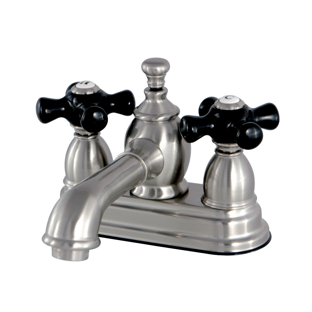 Kingston Brass KS7008PKX 4 in. Centerset Bathroom Faucet, Brushed Nickel - BNGBath