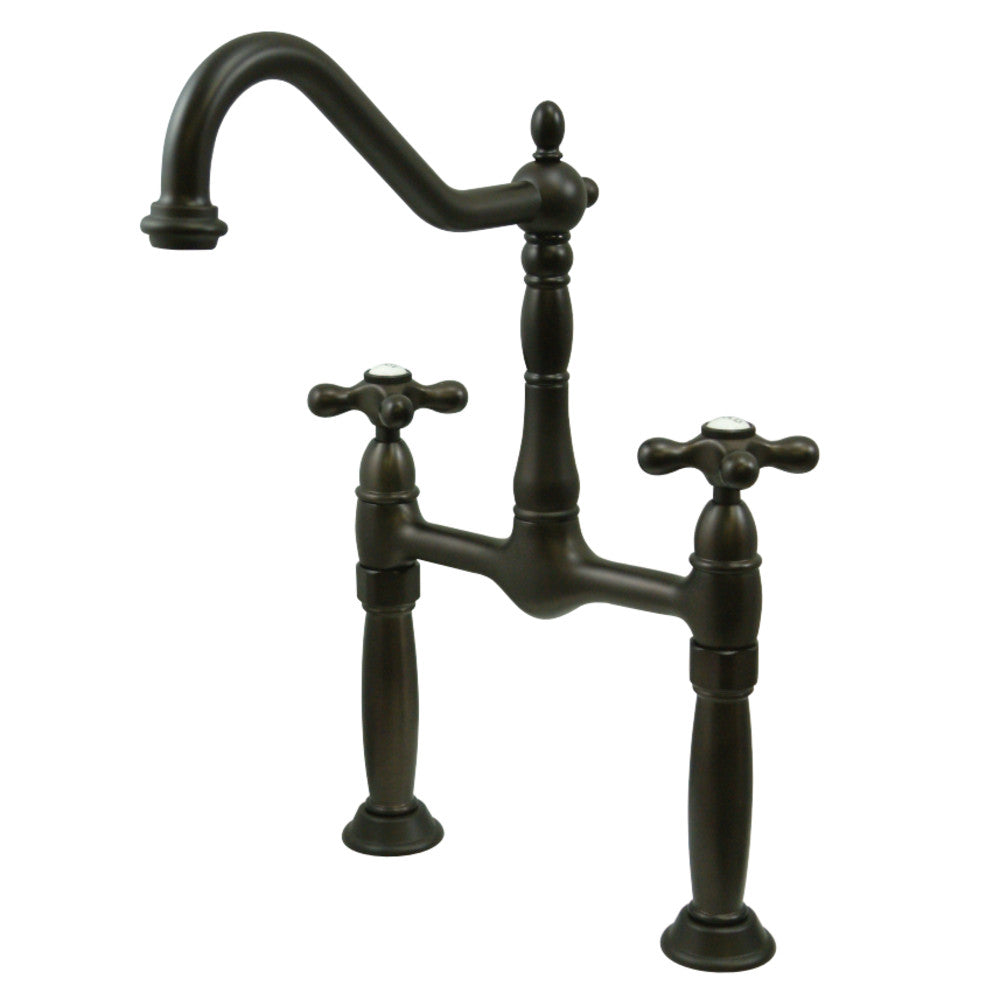 Kingston Brass KS1075AX Vessel Sink Faucet, Oil Rubbed Bronze - BNGBath