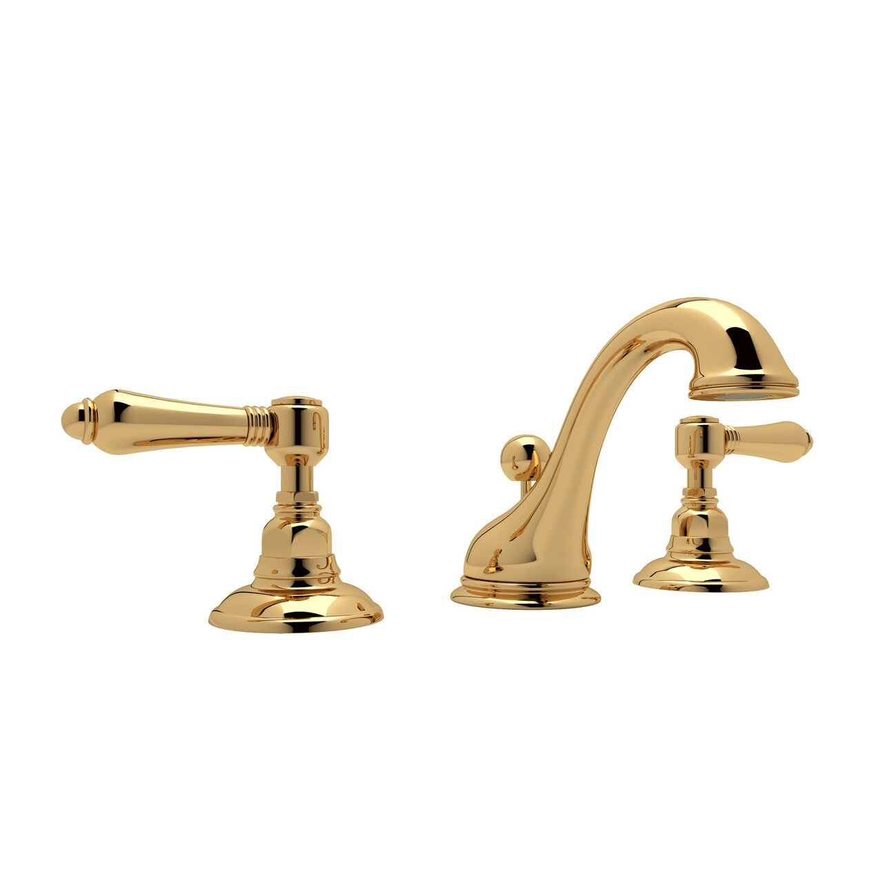 ROHL Viaggio C-Spout Widespread Bathroom Faucet - BNGBath