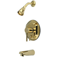 Thumbnail for Kingston Brass KB46320DL Concord Tub & Shower Faucet, Polished Brass - BNGBath