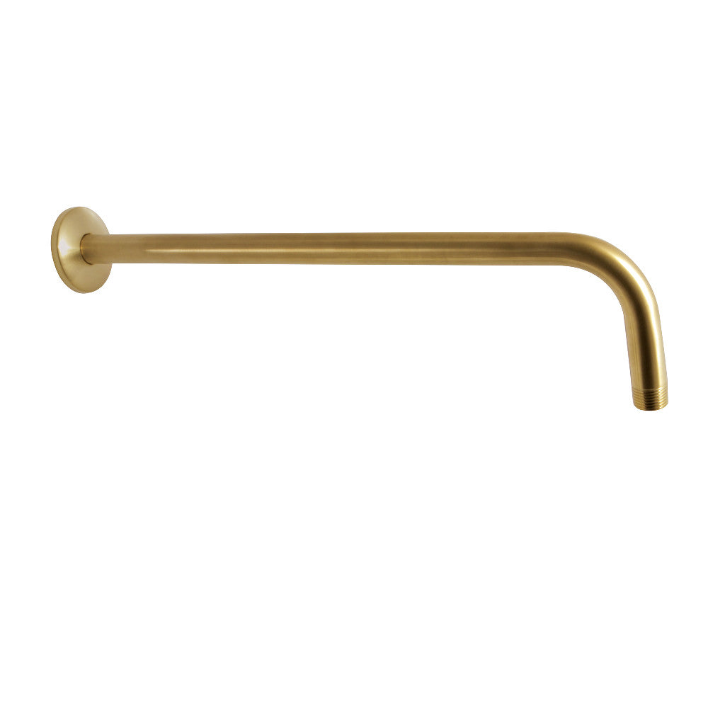 Kingston Brass K117A7 Claremont 17" Rain Drop Shower Arm, Brushed Brass - BNGBath