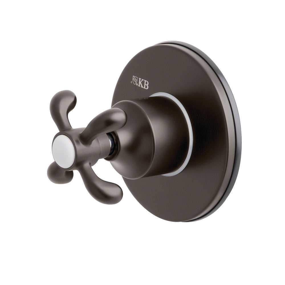 Kingston Brass KS3035TX 3-Way Diverter Valve with Trim Kit, Oil Rubbed Bronze - BNGBath