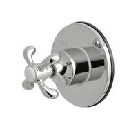 Thumbnail for Kingston Brass KS3031TX 3-Way Diverter Valve with Trim Kit, Polished Chrome - BNGBath