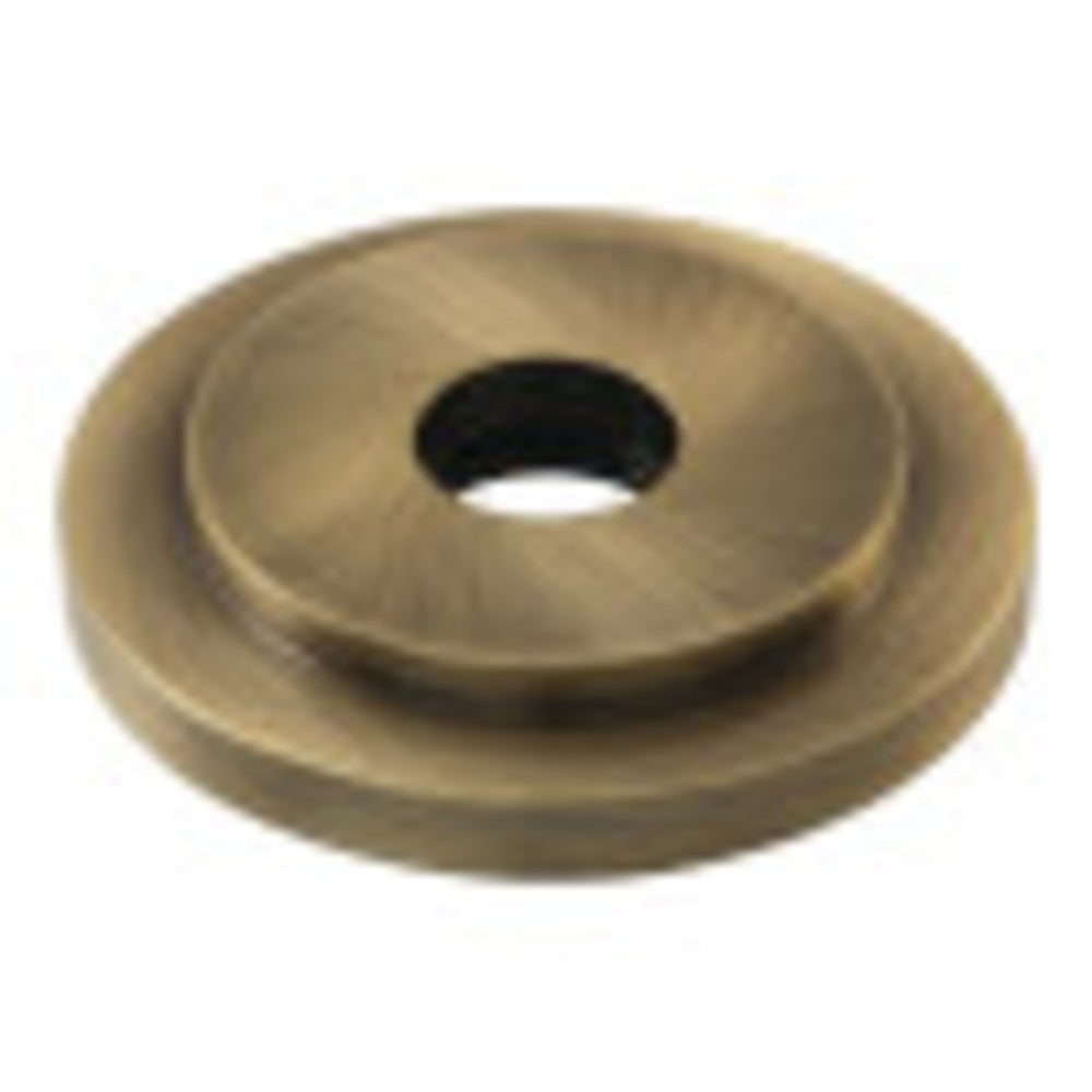 Kingston Brass FLEURO3 Manhattan Heavy Duty Round Solid Cast Brass Shower Flange, Antique Brass - BNGBath