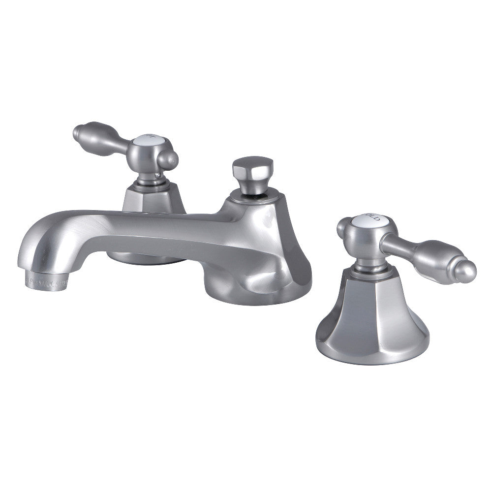 Kingston Brass KS4468TAL Tudor 8" Widespread Bathroom Faucet, Brushed Nickel - BNGBath