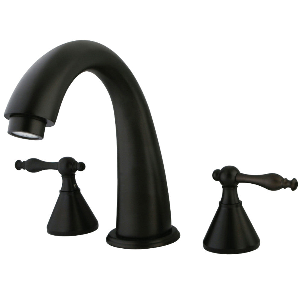 Kingston Brass KS2365NL Naples Roman Tub Faucet, Oil Rubbed Bronze - BNGBath