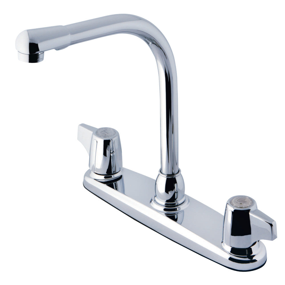 Kingston Brass GKB741 Magellan Centerset Kitchen Faucet, Polished Chrome - BNGBath