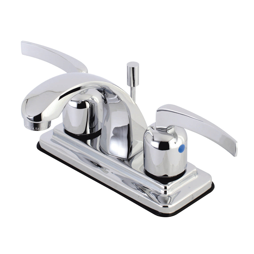 Kingston Brass KB4641EFL 4 in. Centerset Bathroom Faucet, Polished Chrome - BNGBath