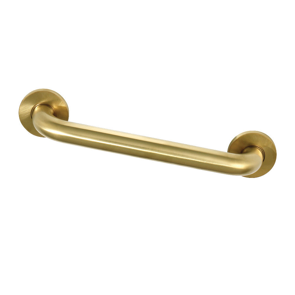 Kingston Brass DR514127 Meridian 12" Grab Bar, 1-1/4" Diameter, Brushed Brass - BNGBath