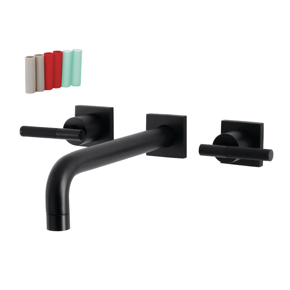 Kingston Brass KS6020CKL Kaiser Wall Mount Tub Faucet, Matte Black - BNGBath