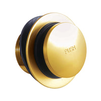 Thumbnail for Kingston Brass DTT207 Tip-Toe Tub Drain, Brushed Brass - BNGBath