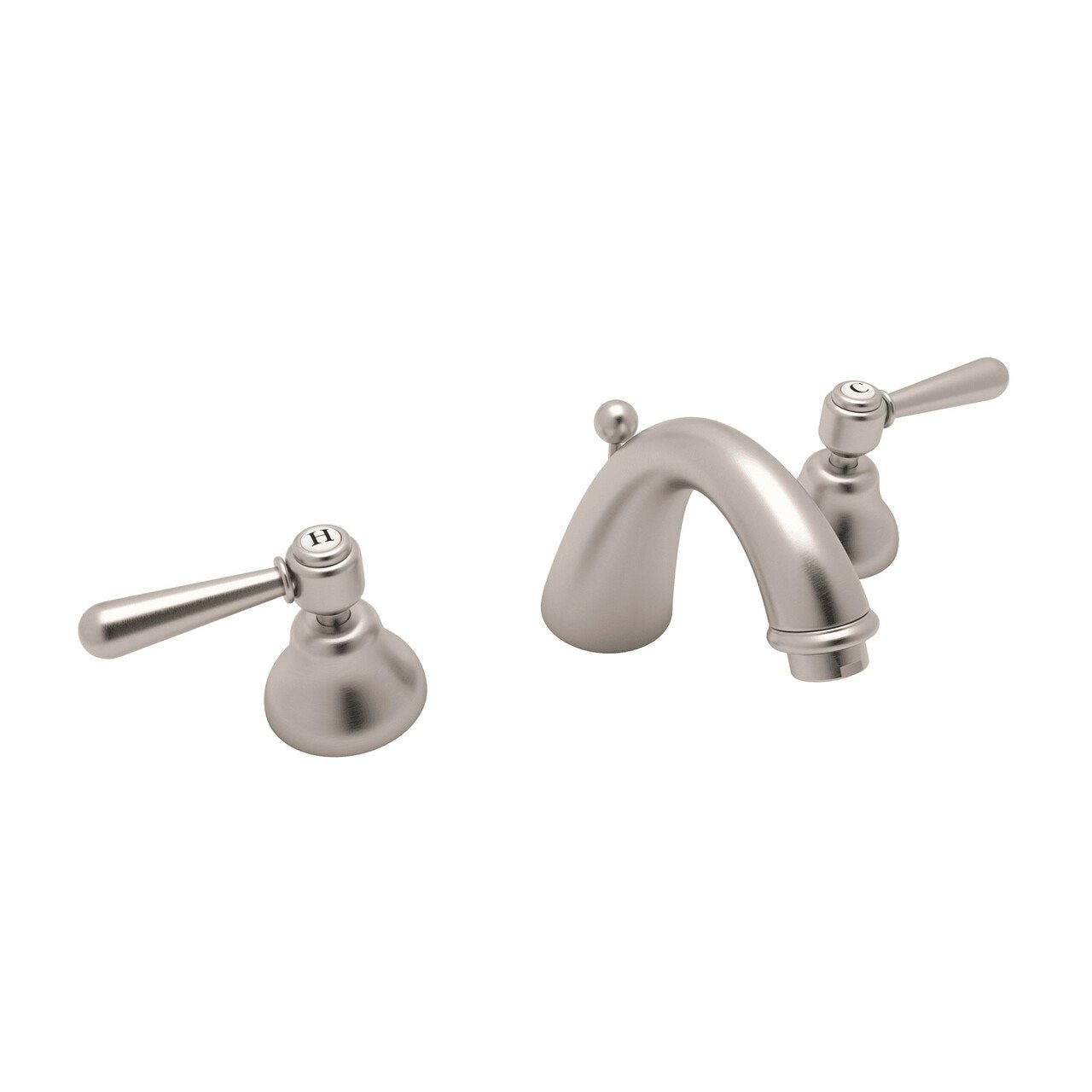 ROHL Verona C-Spout Widespread Bathroom Faucet - BNGBath