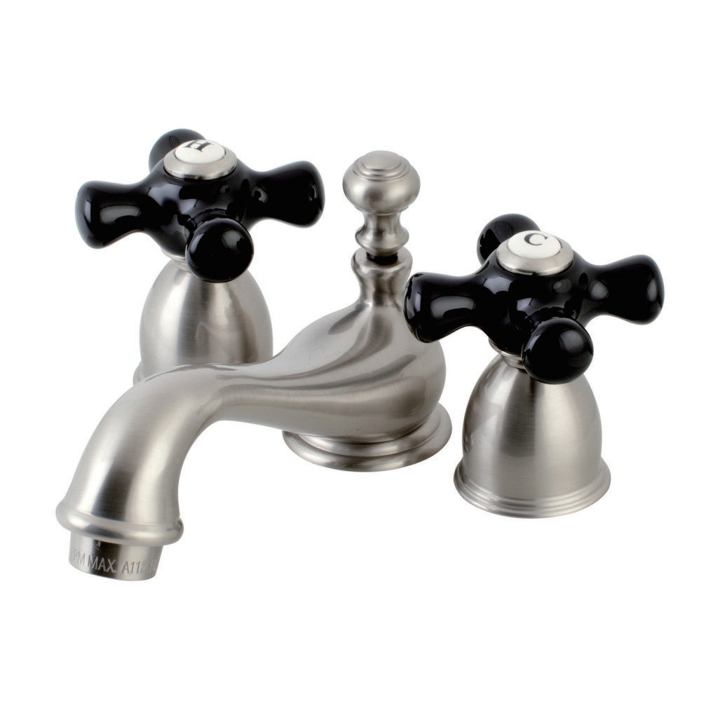 Kingston Brass KS3958PKX Duchess Mini-Widespread Bathroom Faucet, Brushed Nickel - BNGBath