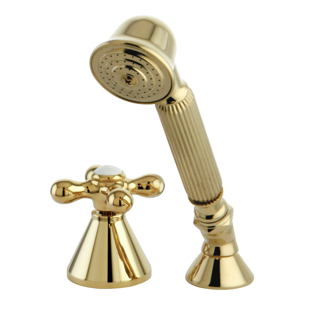 Kingston Brass KSK2362AXTR Transfer Valve Set for Roman Tub Filler, Polished Brass - BNGBath