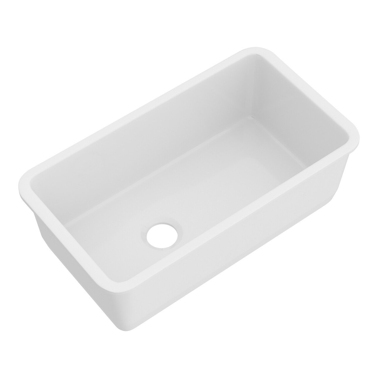 ROHL Allia Fireclay Single Bowl Undermount Kitchen Sink - BNGBath