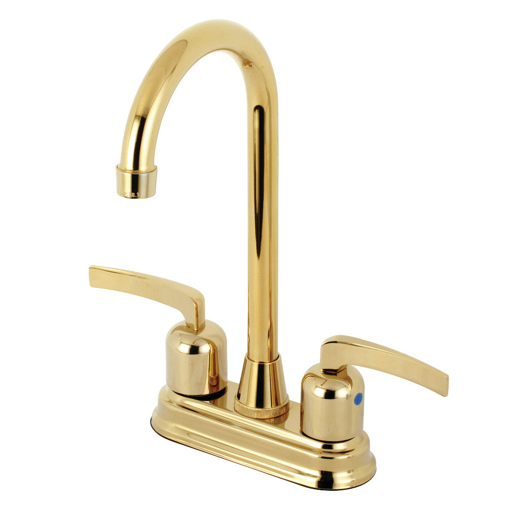 Kingston Brass KB8492EFL Centurion Bar Faucet, Polished Brass - BNGBath