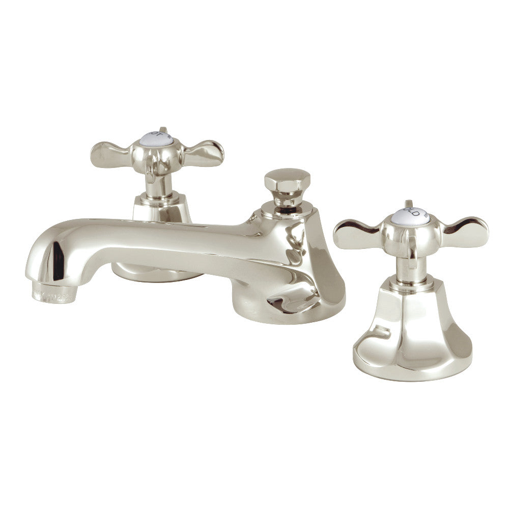 Kingston Brass KS4466BEX Essex 8" Widespread Bathroom Faucet, Polished Nickel - BNGBath