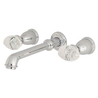 Thumbnail for Kingston Brass KS7121WVL Wall Mount Bathroom Faucet, Polished Chrome - BNGBath